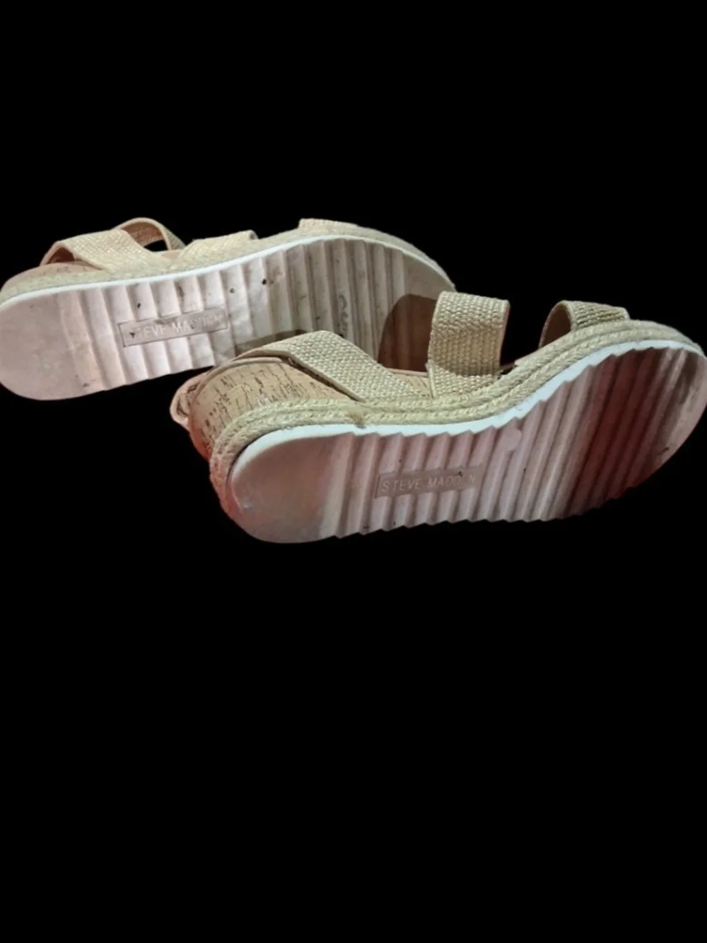 Steve Madden Raffia Wedge Sandals